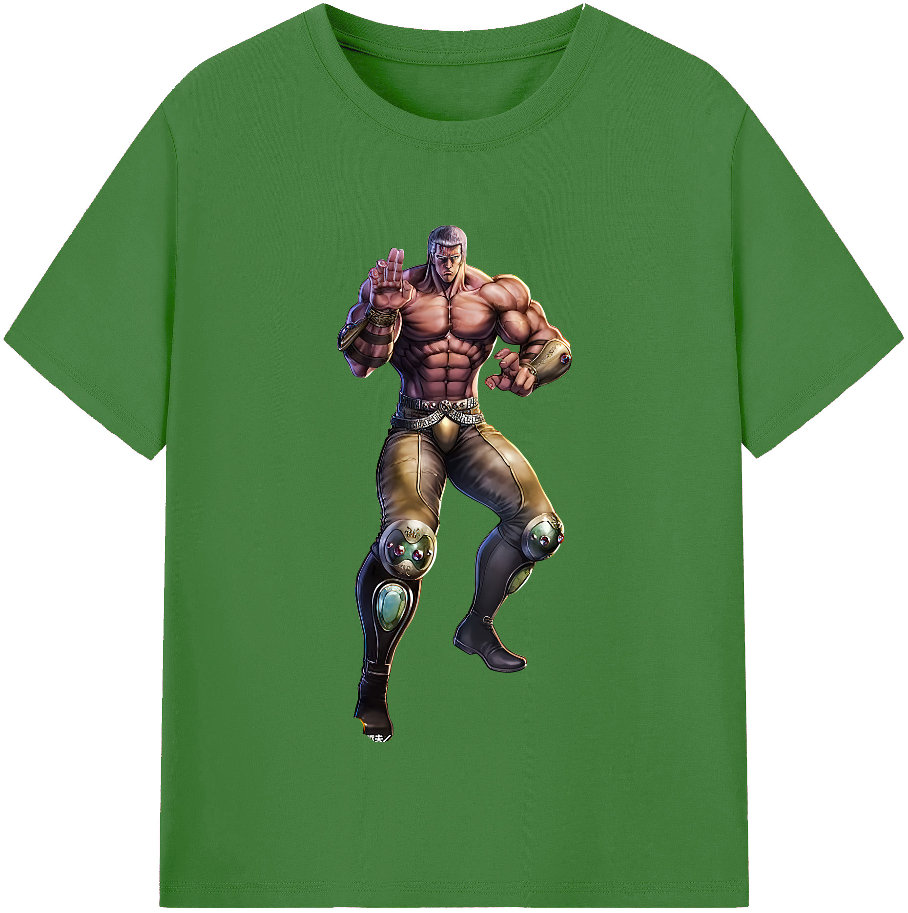 （画像用） 北斗の拳 Fist of the North Star レディースカジュアルプリントTシャツ（綿100％）